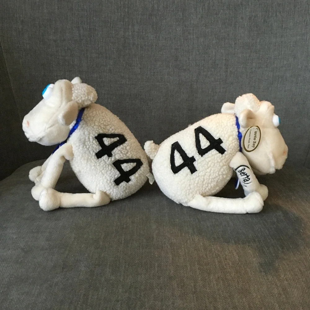 Serta Plush Sheep Pair Number‎ 44 Set of 2